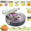 13 in 1 Multifunctional Vegetable Cutter With Drain Basket