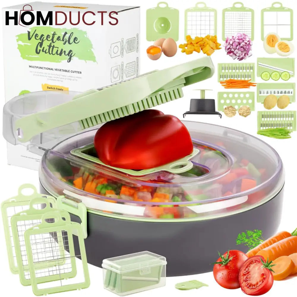 13 in 1 Multifunctional Vegetable Cutter With Drain Basket