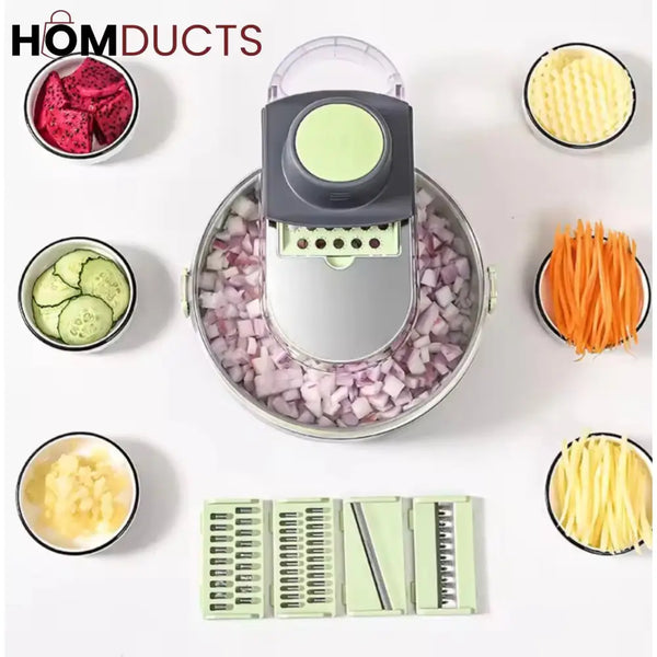 13 in 1 Multifunctional Vegetable Cutter With Drain Basket