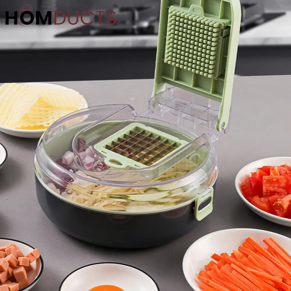 13 in 1 Multifunctional Vegetable Cutter With Drain Basket