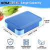 1300ML Portable Microwave Safe Lunch Box with Utensils & Sauce Container - Ideal for School & Office