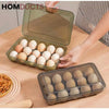 15-Grid Refrigerator Egg Organizer & Storage Tray - Durable Kitchen Egg Dispenser