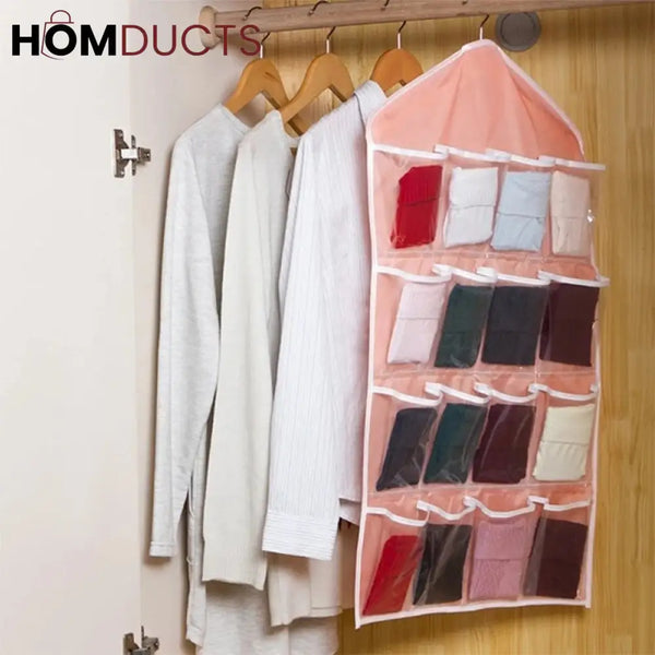 16 Pockets Socks Organizer