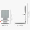 Adjustable Foldable Mobile Phone Stand – Height & Angle Adjustable Desktop Holder