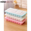 16Grid Silicone Ice Cube Tray With Convenient Water Filling System