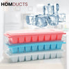 16Grid Silicone Ice Cube Tray With Convenient Water Filling System