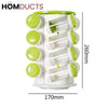 16Pcs Rotating Spice Rack