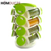 16Pcs Rotating Spice Rack