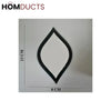 16Pcs Water Drop Acrylic Stickers