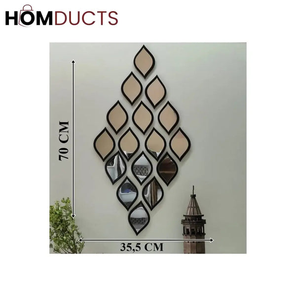 16Pcs Water Drop Acrylic Stickers