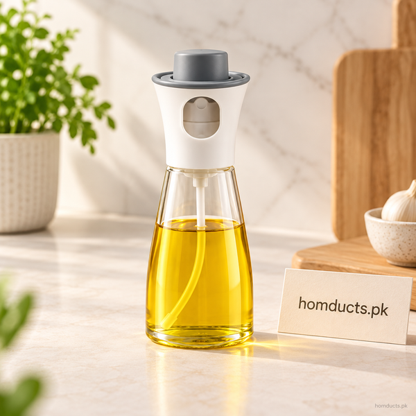 180ml glass cooking oil spray bottle with push-button top