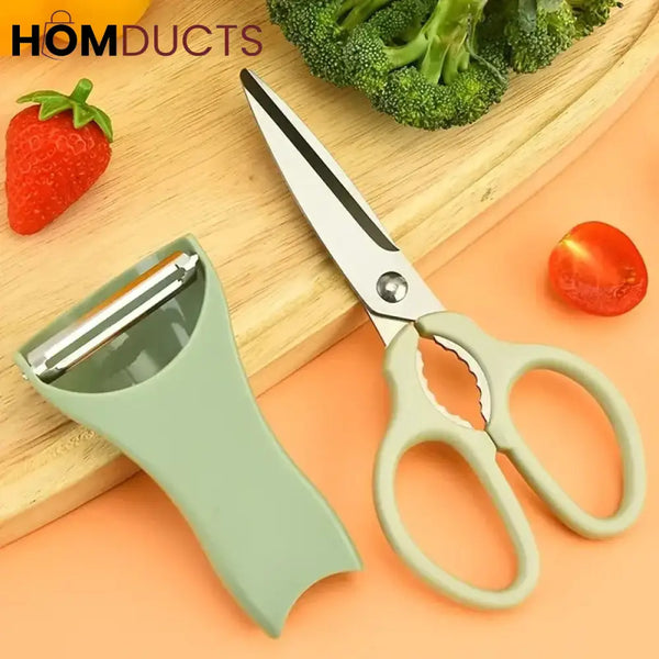 2 In 1 Peelar With Scissor