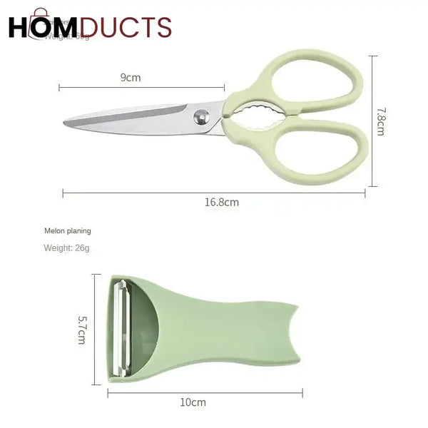 2 In 1 Peelar With Scissor