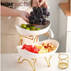2 Layer Ceramic Fruit Platter
