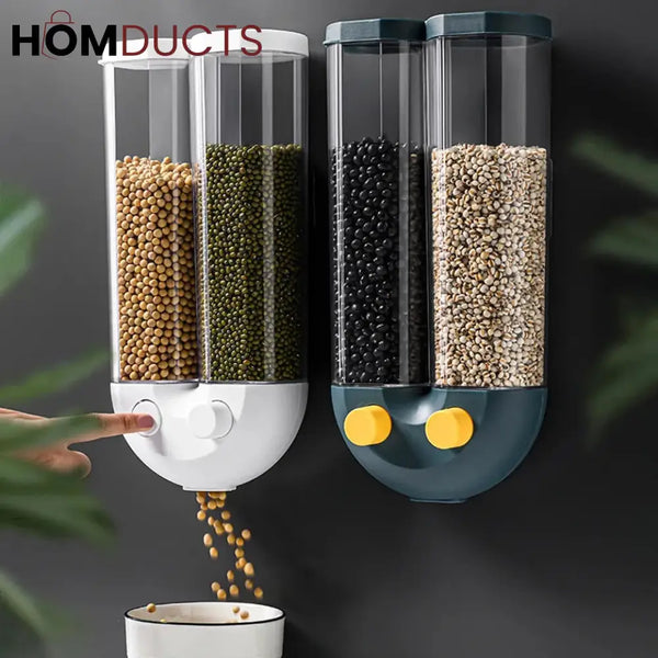 2 Partition U Shape 2.5L Cereal Dispener