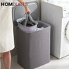 2 Portions Laundry Basket With Lid (Premium Quality)