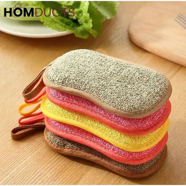 2 Sides Scrub Sponge Dishwasher (2Pcs)
