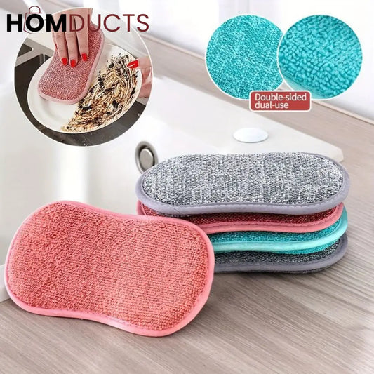 2 Sides Scrub Sponge Dishwasher (2Pcs)