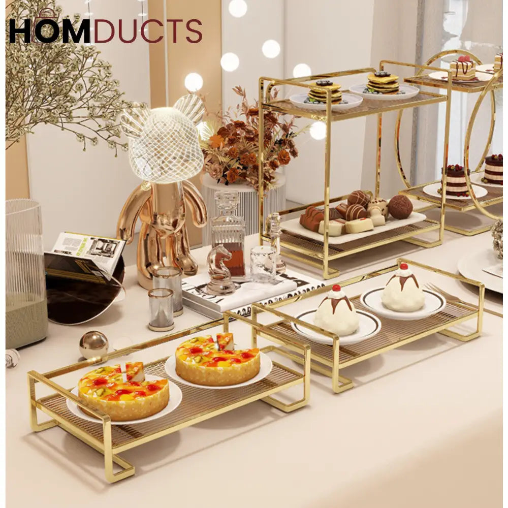 2 Tier Luxury Decor Stand