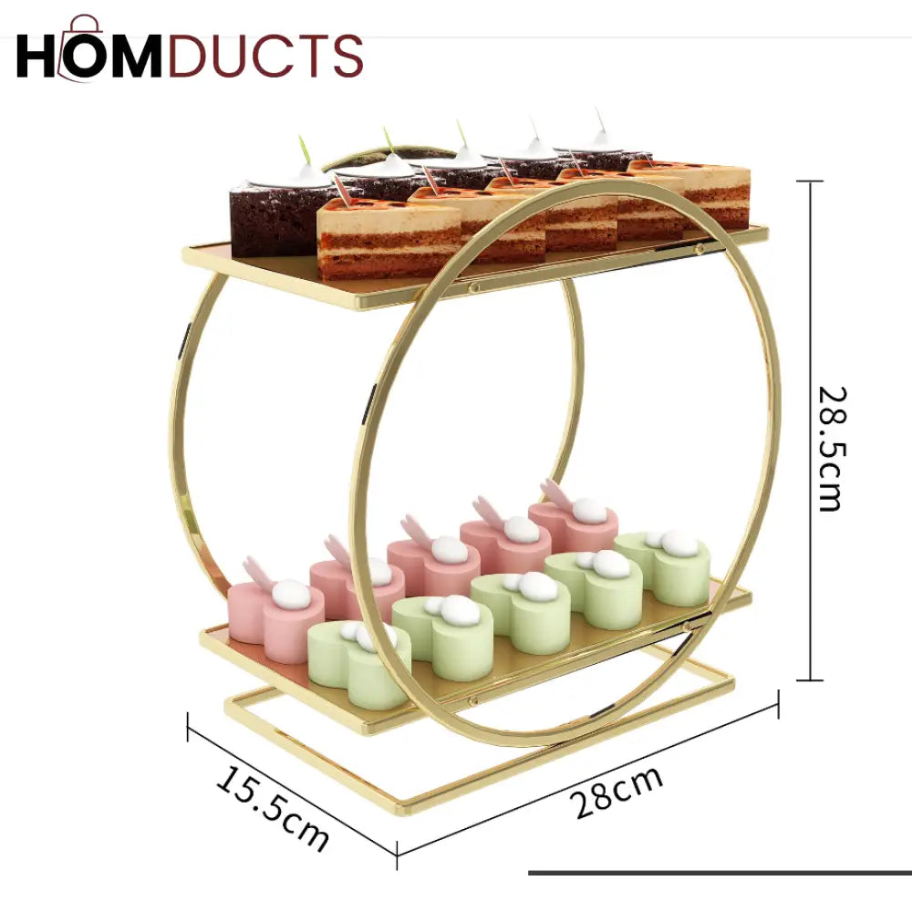 2 Tier Luxury Decor Stand