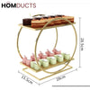 2 Tier Luxury Decor Stand