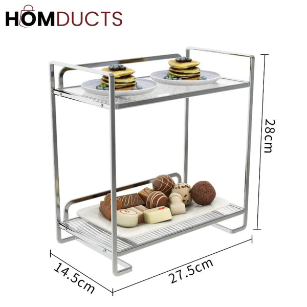 2 Tier Luxury Decor Stand