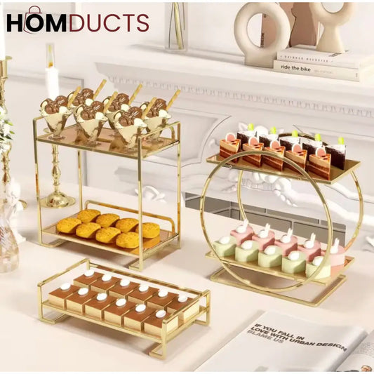 2 Tier Luxury Decor Stand