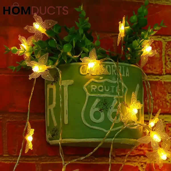 20 Led Big Butterfly Lights