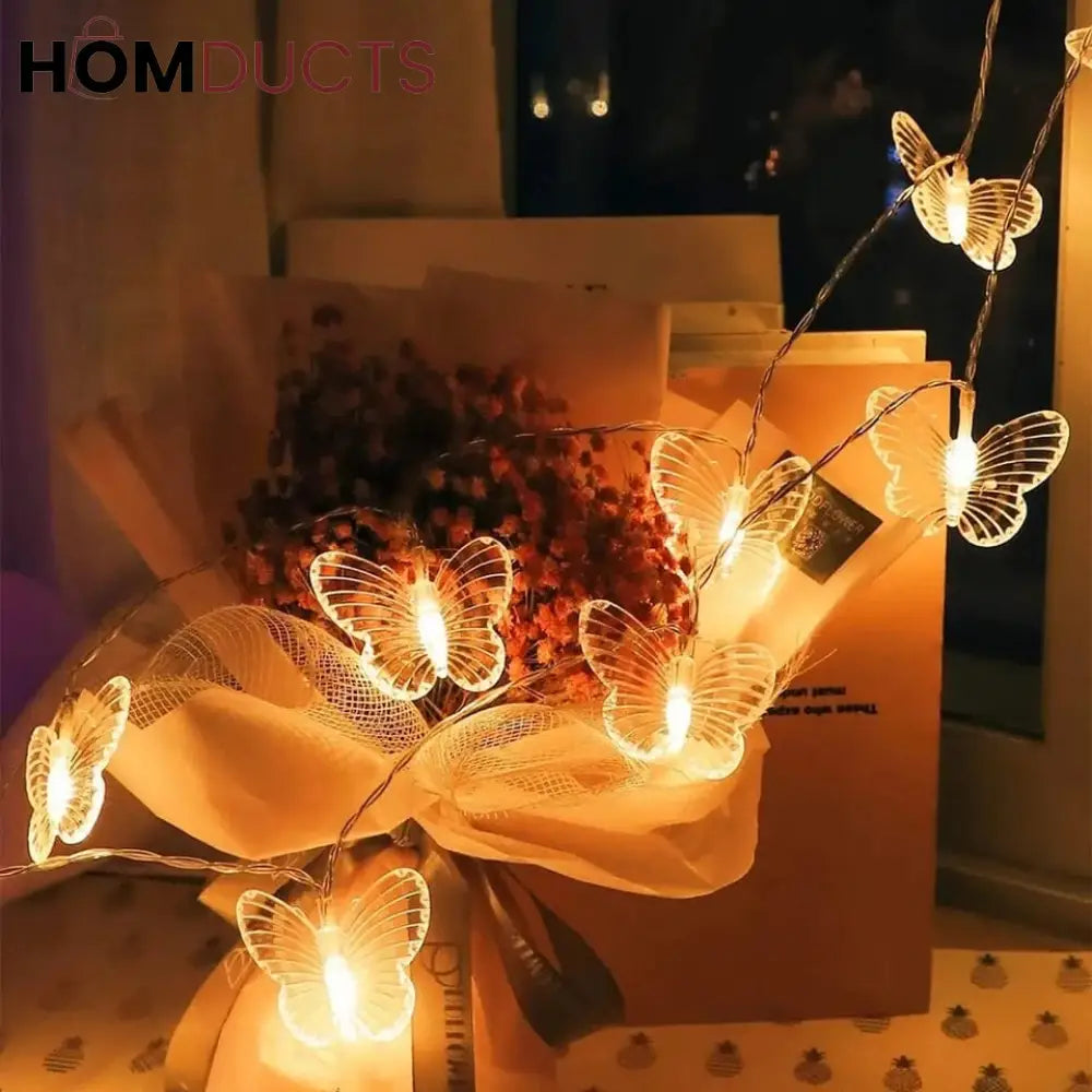 20 Led Butterfly String Light