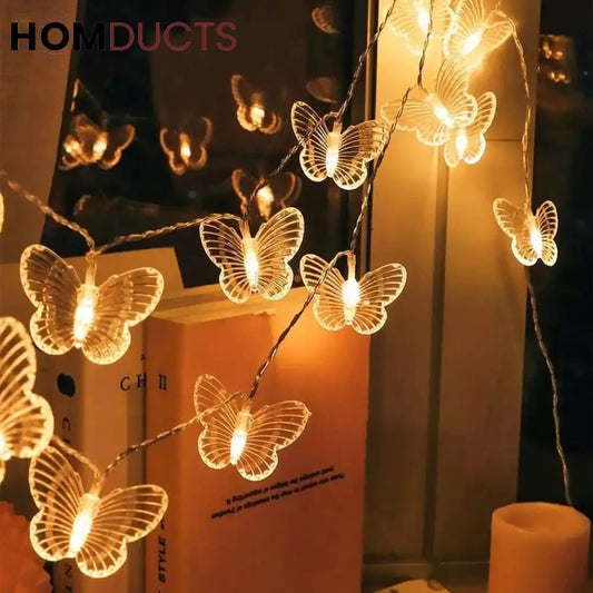 20 Led Butterfly String Light