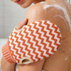 Double-Sided Exfoliating Bath Glove with Hand Grips – Body Scrubber Mitt