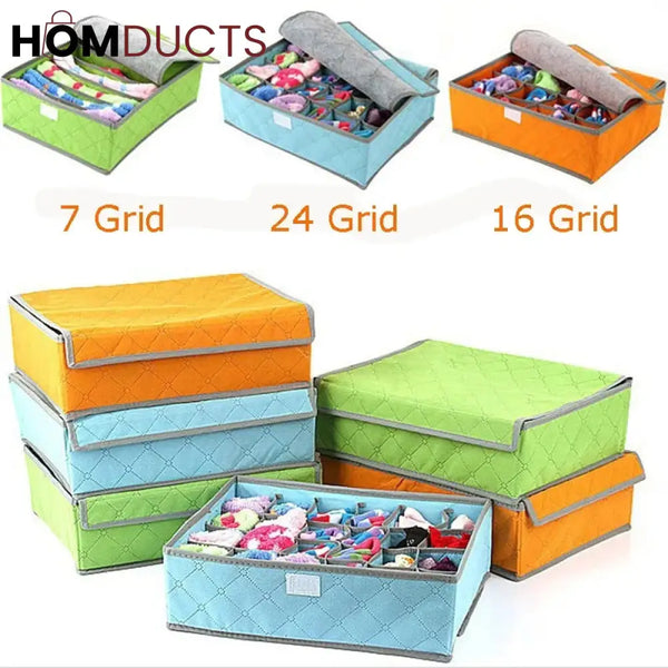 24 Grid Socks Organizer