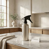 Premium Stainless Steel Trigger Spray Bottle with Funnel – Refillable Multipurpose Sprayer