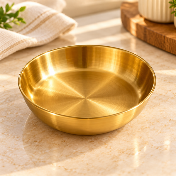 9 cm Gold Stainless Steel Ramekin Bowl