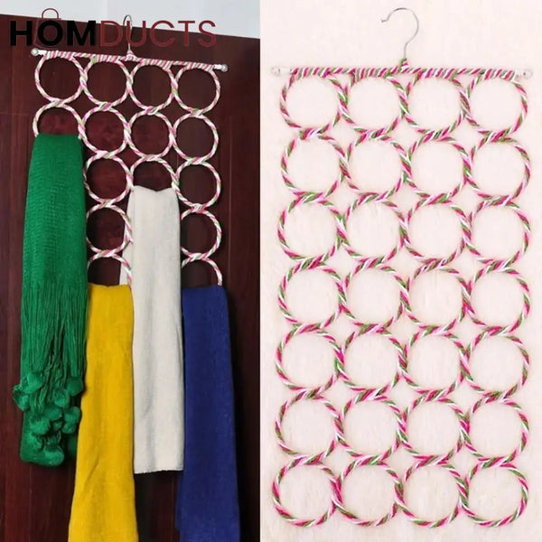 28 Ring Scarf & Shawl Hanger