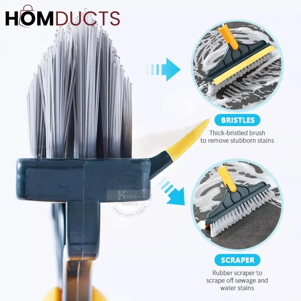 2In1 Floor Scrubber Wiper Brush