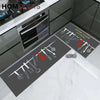 2pcs Super Absorbent Matt Set Style5
