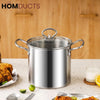 3.5L Deep Frying Pot With Glass Lid