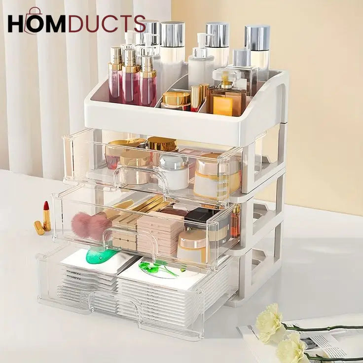 3 Drawer Cosmetic Storage Box