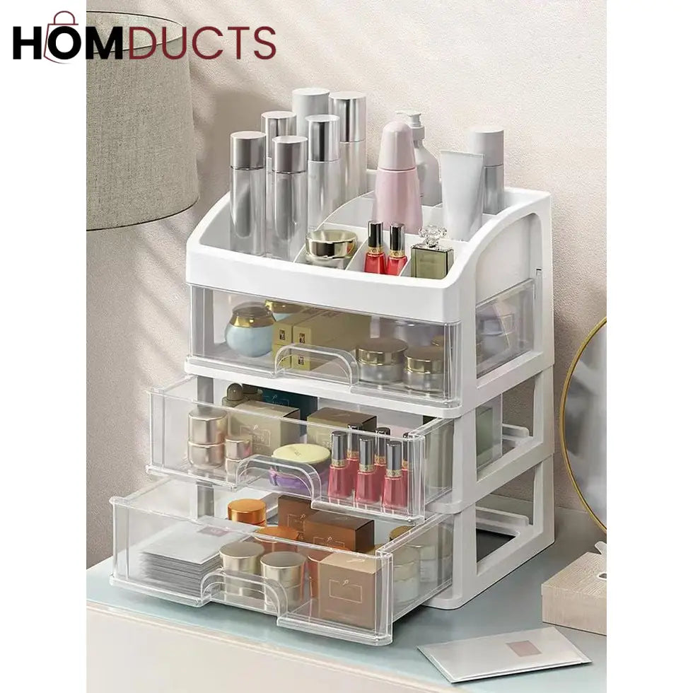 3 Drawer Cosmetic Storage Box