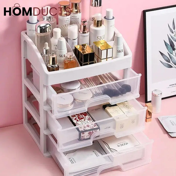 3 Drawer Cosmetic Storage Box