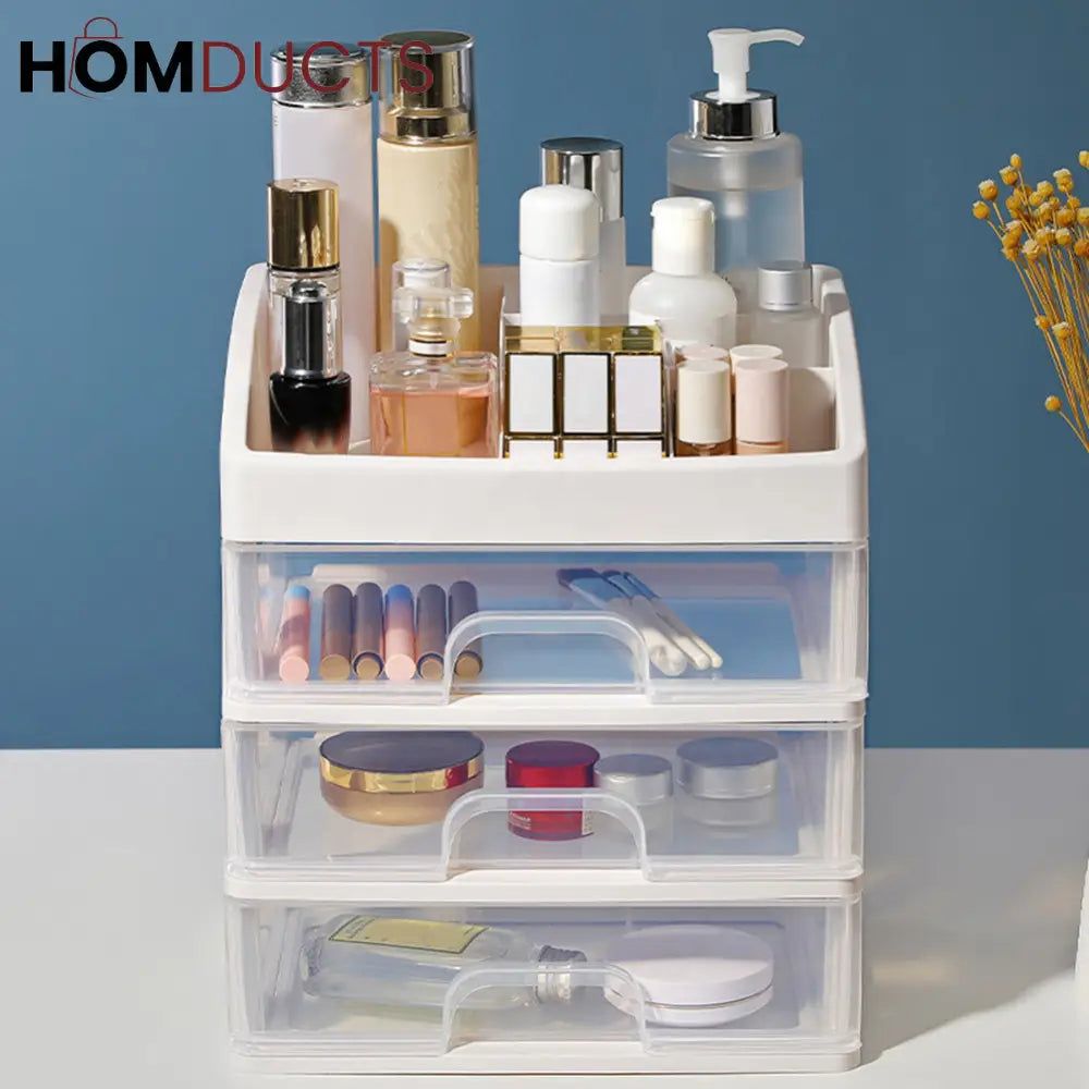 3 Drawer Cosmetic Storage Box