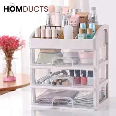 3 Drawer Cosmetic Storage Box