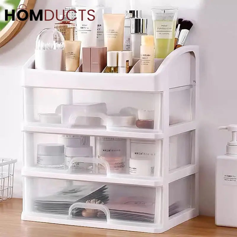 3 Drawer Cosmetic Storage Box