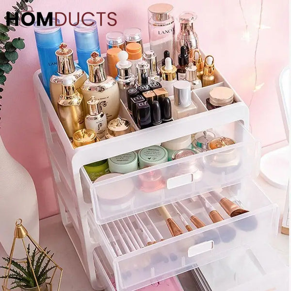 3 Drawer Cosmetic Storage Box