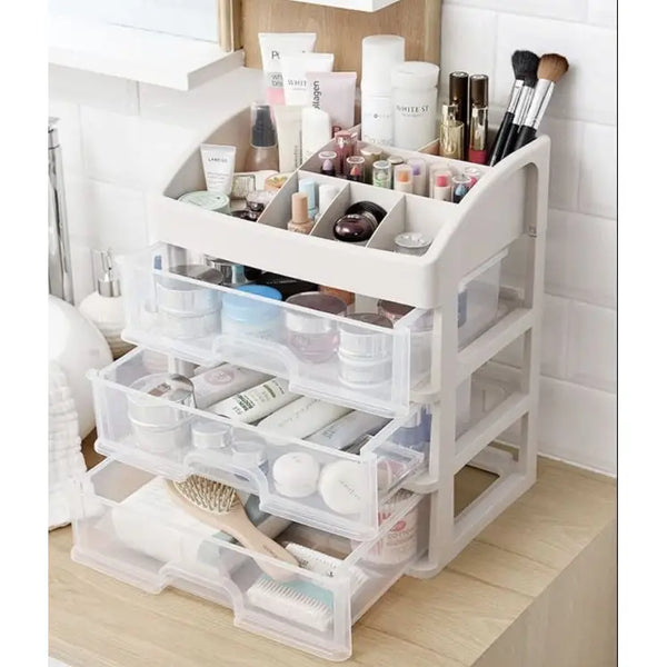 3 Drawer Cosmetic Storage Box
