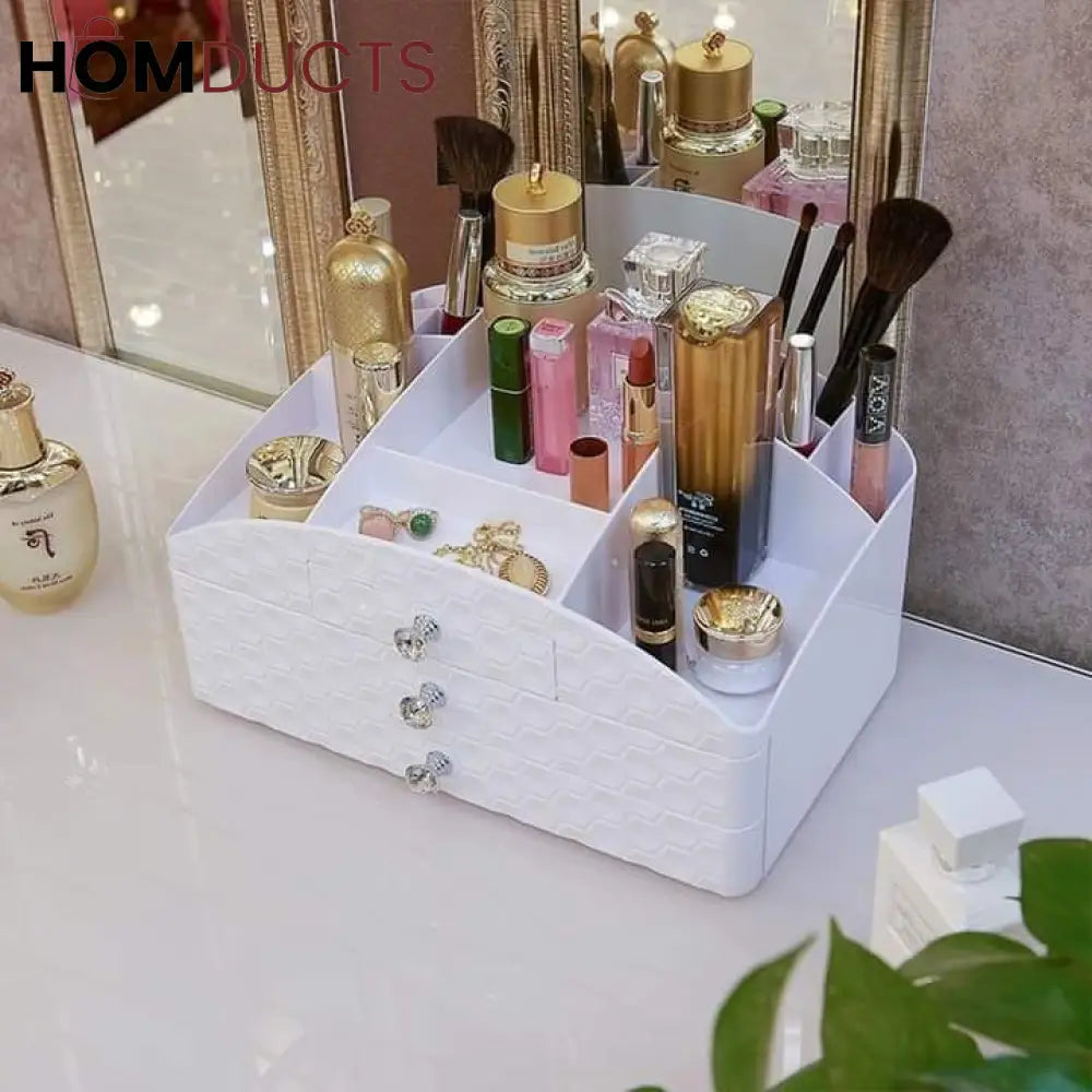 3 Drawer Jewelery And Cosmetic Organizer J & C