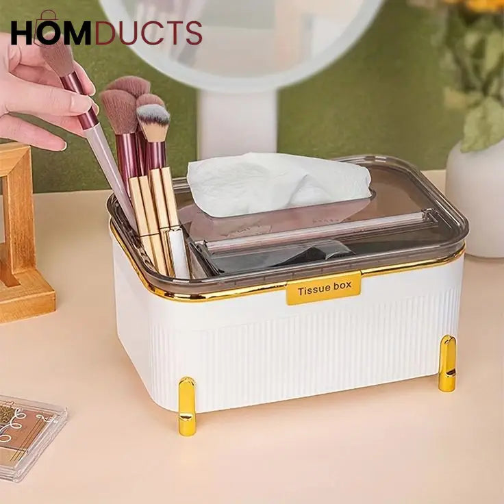 3 In 1 Multifunctional Desktop Tissue Box