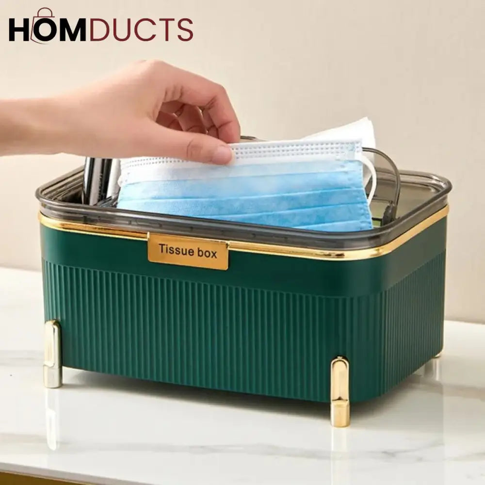 3 In 1 Multifunctional Desktop Tissue Box