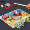 3 In 1 Wooden Multi Shape Magnet Matching Board